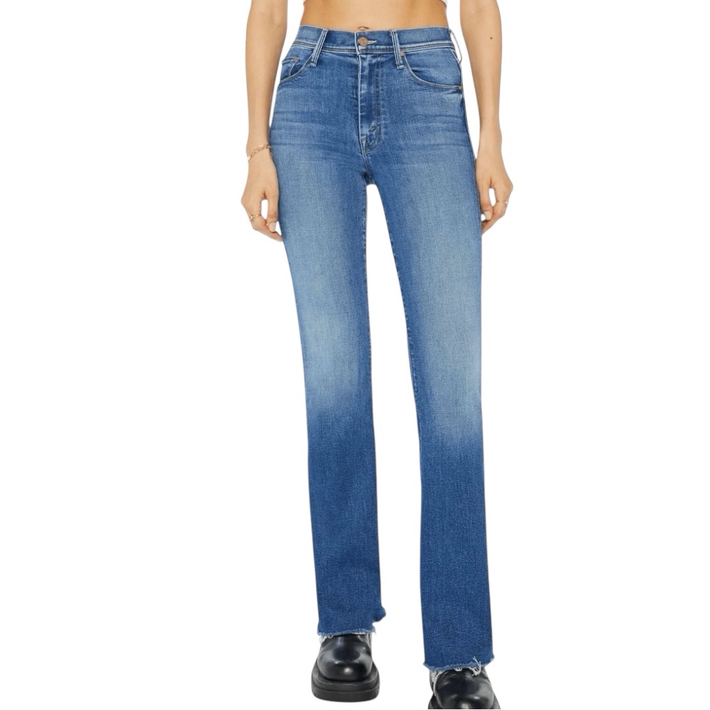 Mother Cruiser Sneak Fray Size 33 Nwt Jeans